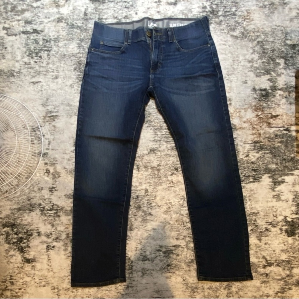 Lee Men's Dark Indigo Slim Jeans